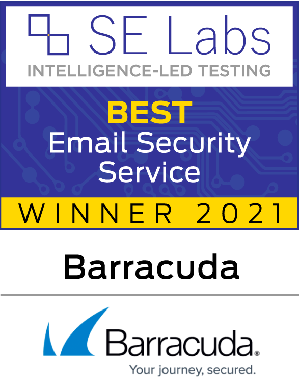 Récompense : SE Labs 2021 – Meilleur service de sécurité des e-mails